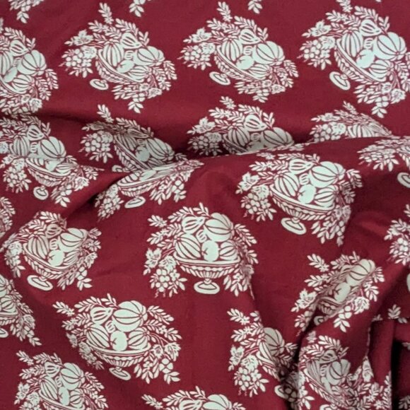 Windham Farmer Fancy Cotton Fabric - Red & White - 4.5 Yards - Picture 4 of 5